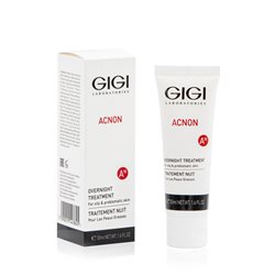 תחליב לילה לעור שמן אקנון גיגי (50ml) OVERNIGHT TREATMENT ACNON GIGI